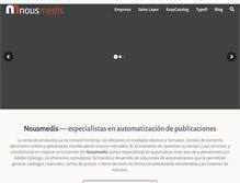 Tablet Screenshot of nousmedis.com